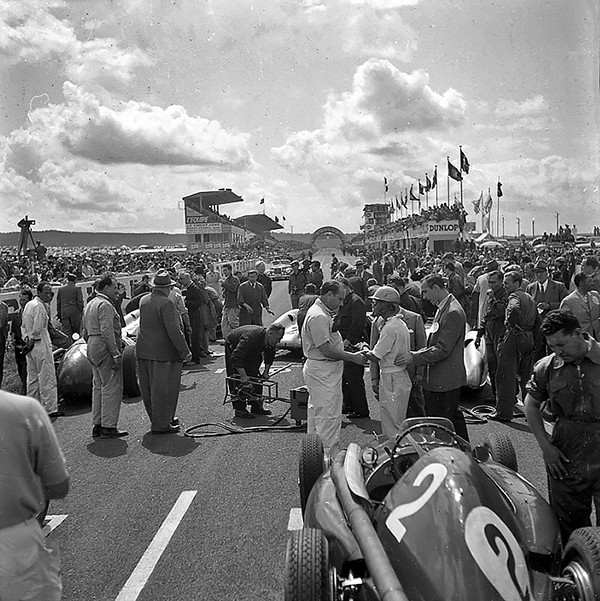 Reims, French Grand Prix, klemcoll, Fangio, Ferrari